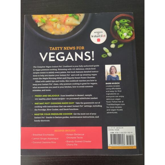 Vegan Instant Pot Cookbook - Picture 2 of 2
